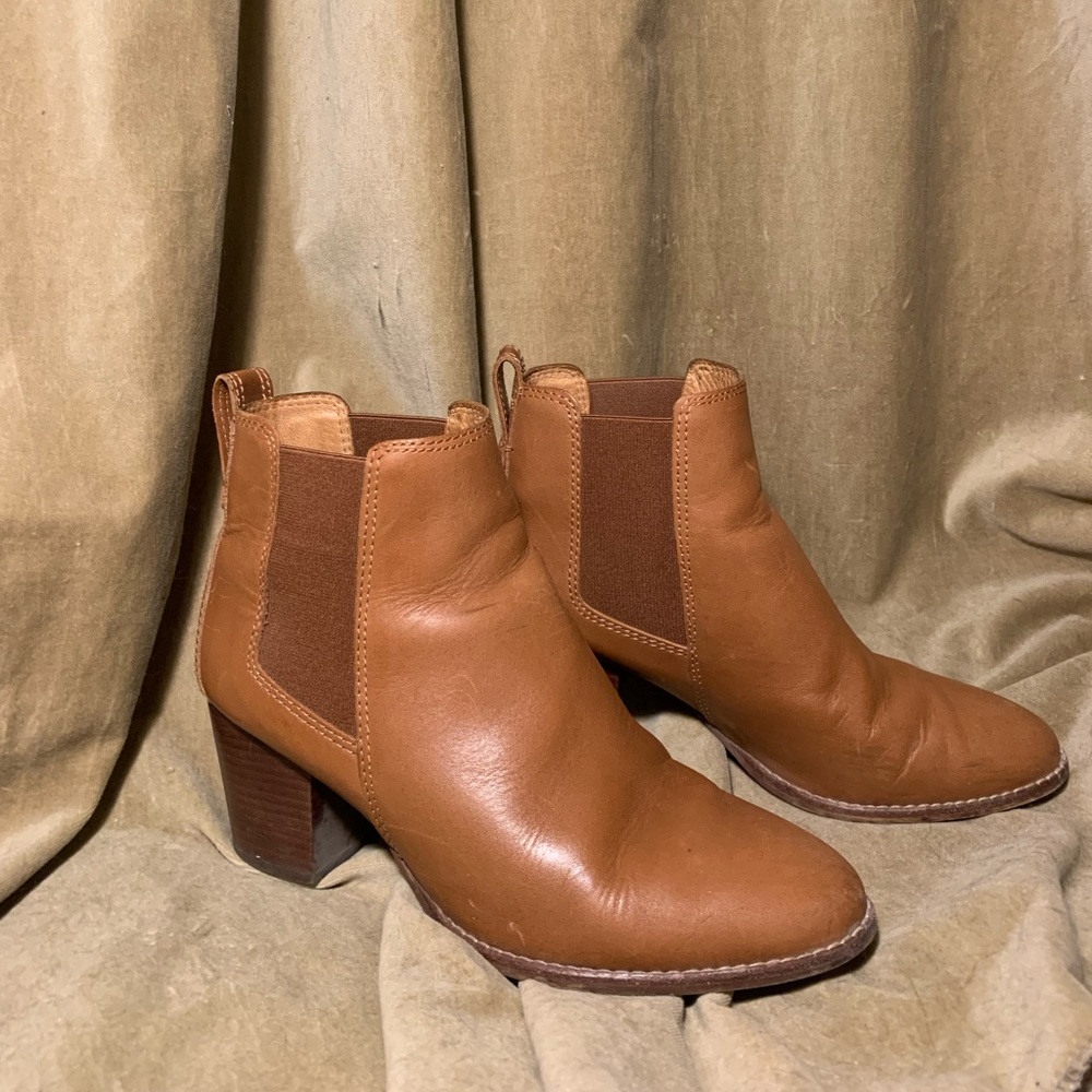 Madewell Regan Boot in English Saddle